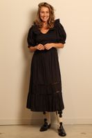 SEA New York Sea New York - jurk - Paco solid puff dress - black - thumbnail