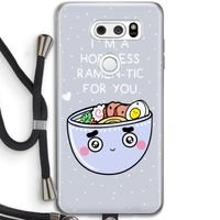 I'm A Hopeless Ramen-Tic For You: LG V30 Transparant Hoesje met koord