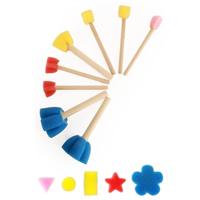 Carnaval/verkleed Schmink figuursponsjes - 8x stuks - sponsjes - grimeren