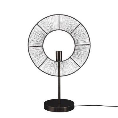 Mica Decorations Bodil Tafellamp - L40 x B20,5 x H61 cm - Zwart