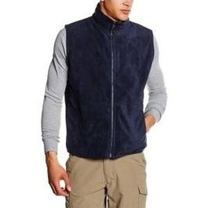 Fleece bodywarmer navy blauw voor volwassenen