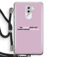 uw waarde daalt niet: Honor 6X Transparant Hoesje met koord