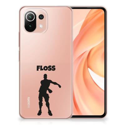 Xiaomi Mi 11 Lite | 11 Lite 5G NE Telefoonhoesje met Naam Floss Xiaomi Mi 11 Lite | 11 Lite 5G NE Telefoonhoesje met Naam Floss