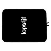 Topwijf Zwart: Laptop sleeve 15 inch
