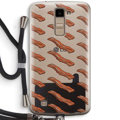 Bacon to my eggs #2: LG K10 (2016) Transparant Hoesje met koord