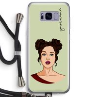 Pop-Art Creator: Samsung Galaxy S8 Plus Transparant Hoesje met koord