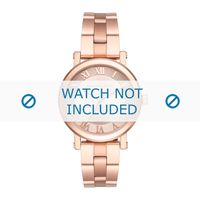 Michael Kors horlogeband MK3561 Staal Rosé 18mm