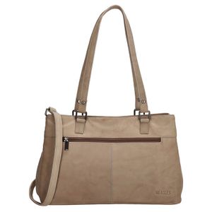 Beagles Leather Handtas / Schoudertas Santa Lucia Taupe