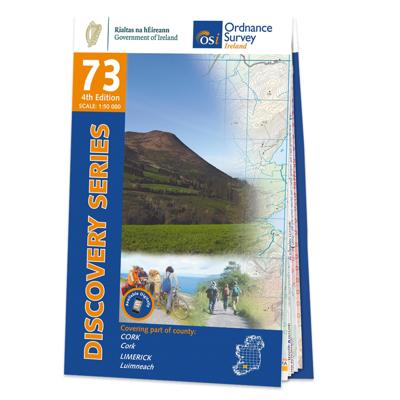 Topografische kaart - Wandelkaart 73 Discovery Ierland discovery map Cork, Limerick | Ordnance Survey Ireland