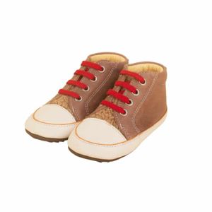 Dulis babyslofjes sneaker bootie nude red Maat