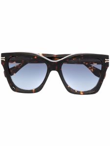 Marc Jacobs Eyewear lunettes de soleil à monture carrée - Marron