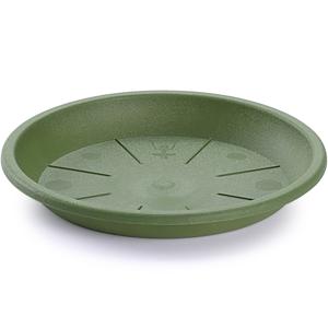 PlasticForte Opvangschaal Plantenpot - groen - D16 cm - Kunststof