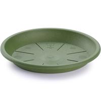 PlasticForte Opvangschaal Plantenpot - groen - D16 cm - Kunststof PlasticForte Opvangschaal Plantenpot - groen - D16 cm - Kunststof
