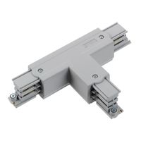 T stuk spanningsrail 3 fase rail aluminium links 873316 Klemko
