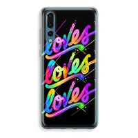 Loves: Huawei P20 Pro Transparant Hoesje