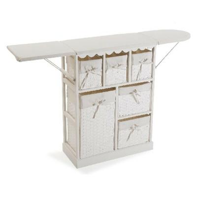 Stoomstrijkijzer Basic Wit Hout (30 x 85 x 130 cm)