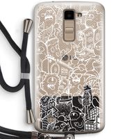 Vexx City #2: LG K10 (2016) Transparant Hoesje met koord
