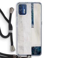 Meet you there: Motorola Moto G9 Plus Transparant Hoesje met koord