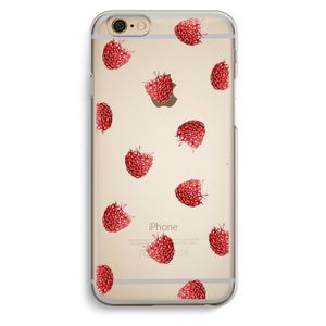 Framboosjes: iPhone 6 / 6S Transparant Hoesje