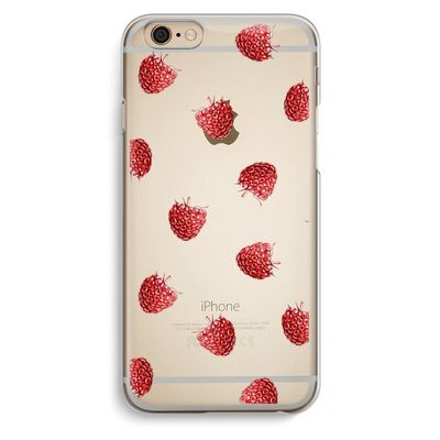Framboosjes: iPhone 6 / 6S Transparant Hoesje