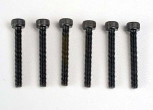 Header screws, 3x23mm cap hex screws (6)