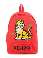 Kenzo Kids sac à dos à logo brodé - Rouge