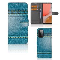 Samsung Galaxy A72 | Wallet Case | met Pasjes | Jeans