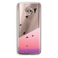 Fly away: Motorola Moto G6 Transparant Hoesje