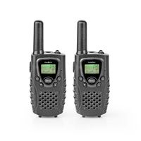 Nedis Walkie talkie Set | 2 Handsets | Tot 8 km | 1 stuks - WLTK0800BK WLTK0800BK - thumbnail