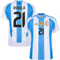 Argentinië Shirt Thuis 2024-2025 + Dybala 21 - thumbnail