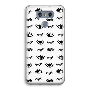 Eye pattern #2: LG G6 Transparant Hoesje