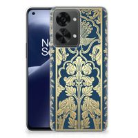 OnePlus Nord 2T TPU Case Beige Flowers - thumbnail