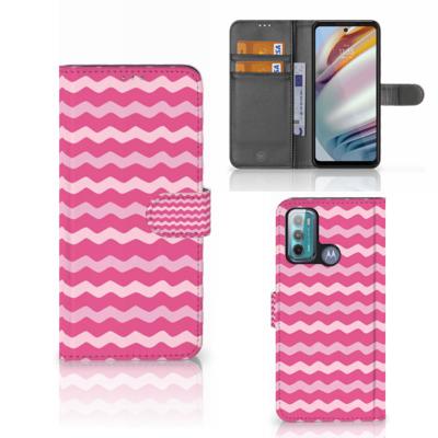 Motorola Moto G60 | Telefoon Hoesje | Waves Pink