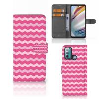Motorola Moto G60 | Telefoon Hoesje | Waves Pink