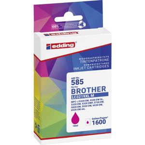 Edding Inktcartridge vervangt Brother LC-3219XLM Compatibel Magenta EDD-585 18-585-01