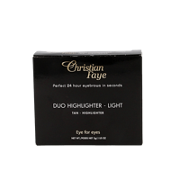 Christian Faye Eyebrow make up duo highlighter light 1 Stuks