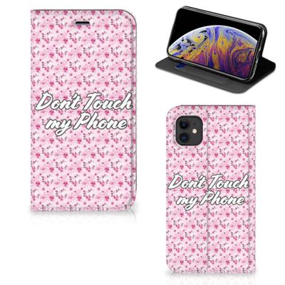 Apple iPhone 11 Design Case Flowers Pink DTMP