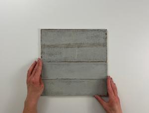 Cifre Cerámica Alchimia keramische wandtegel 7,5 x 30 cm, pearl