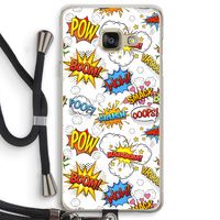Pow Smack: Samsung Galaxy A3 (2016) Transparant Hoesje met koord