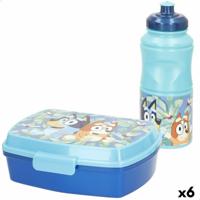 Lunchbox Bluey 380 ml 17 x 5,5 x 13,5 cm Fles (6 Stuks)