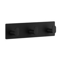 Handoekhaak Multi Smedbo Cube zelfklevend 19.2x4.8 cm Mat Zwart Smedbo