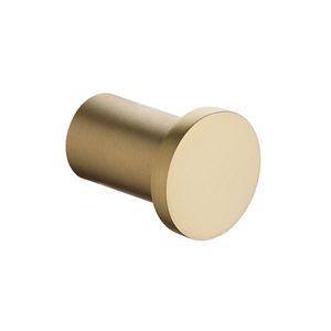 Handdoek haak Ida | Wandmontage | 3.9 cm | Enkel haaks | Messing geborsteld