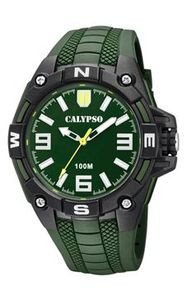 Horlogeband Calypso K5761-5 Silicoon Groen