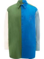 JW Anderson chemise à design d'empiècements - Vert