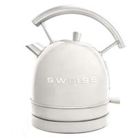 Vintage Waterkoker - SWEISS - KTL8 - 2200 W - 1,8 L - 360° Voet - Beige