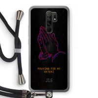 Praying For My Haters: Xiaomi Redmi 9 Transparant Hoesje met koord