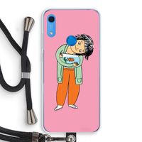 Visknuffel: Huawei Y6s Transparant Hoesje met koord