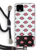 Lipjes: Pixel 4 XL Transparant Hoesje met koord