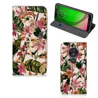 Motorola Moto G7 Play Smart Cover Flowers