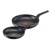 Tefal Extra Cook & Clean KoekenPannenset - 24 en 28 cm (geen inductie) - thumbnail